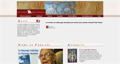 Desktop Screenshot of editions-references.com
